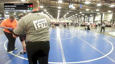 126 lbs Round Of 128 - Lucas Carson, PA vs Colton Atha, GA