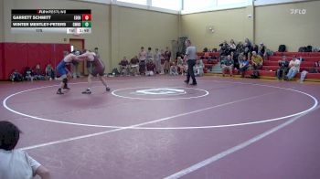 175 lbs Day 1 (round 2) - Winter Mentley-Peters, Gowanda vs Garrett Schmitt, Eden