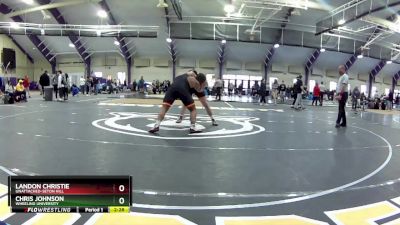 197 lbs Cons. Round 2 - Landon Christie, Unattached-Seton Hill vs Chris Johnson, Wheeling University