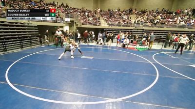 82 lbs Cons. Quarters - Cooper Bagley, Westlake vs Maddox Bunker, Tug
