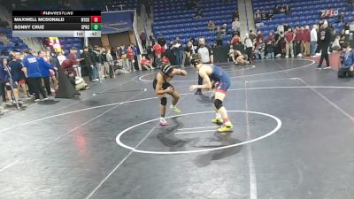 138 lbs Consi Of 16 #1 - Maxwell McDonald, Natick vs Sonny Cruz, Springfield Central