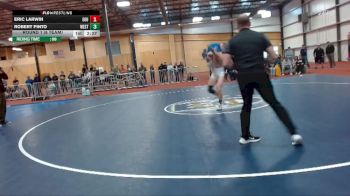 149 lbs Round 1 (6 Team) - Eric Larwin, Eastern Oregon University (OR) vs Robert Pinto, Westcliff