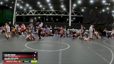 80 lbs Round 7 (8 Team) - Caleb Hodo, Warhawks Wrestling vs Kaleb Pollock, Brawler Elite