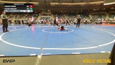 70 lbs Final - Gideon Huber, Sebolt Wrestling Academy vs Kacen Hinojos, Texas Elite