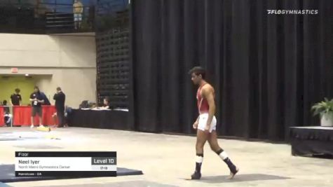 Neel Iyer - Floor, North Metro Gymnastics Center - 2021 USA Gymnastics Development Program National Championships
