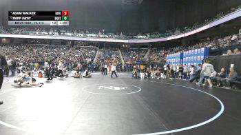7A 113 lbs Semifinal - Tripp Petit, Mooresville High School vs Adam Walker, Holly Springs