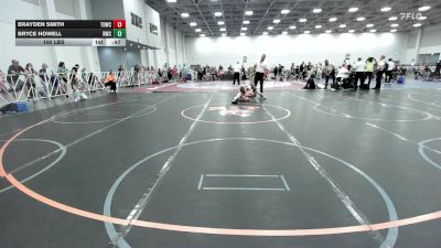 100 lbs Rr Rnd 3 - Brayden Smith, TDWC Minions Orange - EL vs Bryce Howell, Reaper Wrestling Club - EL