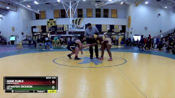 235 lbs Semifinal - Anne Ruble, Akron North vs Le`Naysia Dickson, Brush