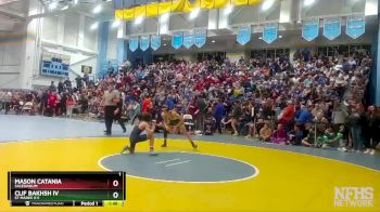 106 lbs Quarterfinal - Mason Catania, Salesianum vs Clif Bakhsh IV, St Marks H S