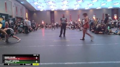 101 lbs Round 3 (4 Team) - Knox Kline, East Kansas Eagles vs Mallet Arvdal, Untouchables