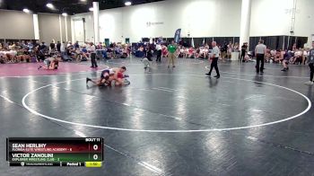 120 lbs Finals (8 Team) - Victor Zanolini, Explorer Wrestling Club vs Sean Herlihy, Florida Elite Wrestling Academy