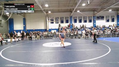 150 lbs Quarterfinal - Joe Linton, Natick vs Will LaVallee, Saint John's Prep