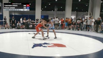 65 kg Cons. Sub-rd Of 32 - Matthew Orbeta, Poway High School Wrestling vs Roman Lermer, New York City RTC