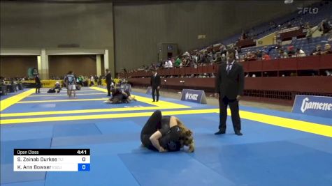 Sa'idah Zeinab Durkee vs Kimberly Ann Bowser 2024 Pan IBJJF Jiu-Jitsu No-Gi Championship