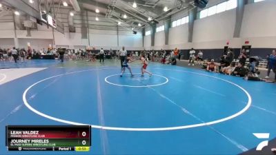 70 lbs 3rd Place Match - Journey Mireles, El Paso Supers Wrestling Club vs Leah Valdez, Mission Wrestling Club