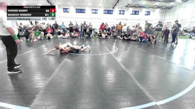 98 lbs 7th Place - Brooklyn Nelson, Indiana Outlaws-EL vs Lyra Nazelrod, WV Lunatics-EL