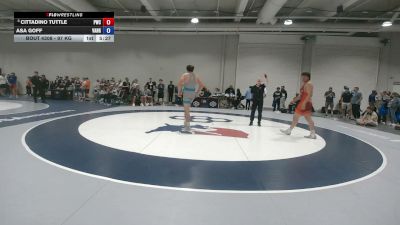 97 kg Champ. Rd Of 16 - Cittadino Tuttle, Pinnacle Wrestling Club vs Asa Goff, Vangured