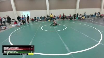 82 lbs Semifinal - Coleman Morgan, North DeSoto Wrestling Academy vs Tyler Kolesar, Katy Area Wrestling Club