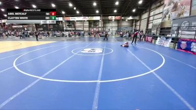 65 lbs 1st Place Match - Abel Metcalf, Forsyth Wrestling Club vs Clayten White, Bison Wrestling Club