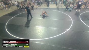 72-74 lbs Round 1 - Maddux Solberg, Wrecking Crew Wrestling Club vs Horacio Plasencia, La Gente Wrestling Club