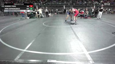 190 lbs Quarterfinal - Dominic Pizzo, Vineland vs Jude Cofrancesco, Pope John