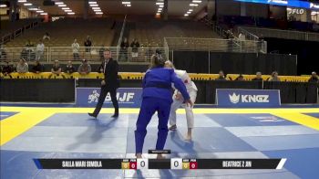 Beatrice Z Jin vs Salla Mari Simola 2025 Pan Jiu Jitsu IBJJF Championship