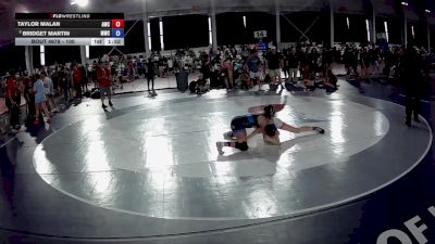 100 lbs Cons. Round 3 - Taylor Malan, Attack Wrestling Club vs Bridget Martin, Mooresville Wrestling Club
