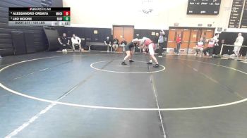 150 lbs Quarterfinal - Alessandro Ordaya, Manchester vs Leo Moore, Ridgefield