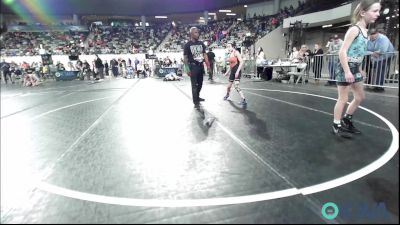 70 lbs Rr Rnd 5 - Melissavette Alba, Cowboy Wrestling Club vs Emily Tarwater, Eufaula Ironheads Wrestling Club