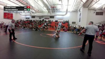 105 lbs Semifinal - Carlee Angell, Star Valley vs Peyton Arnhold, Shoshoni