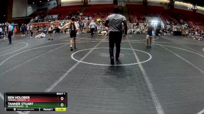 96 lbs Round 1 (6 Team) - Tanner Stuart, Neighborhood vs Ben Holober, Virginia Patriots