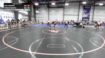 126 lbs Rr Rnd 2 - Carl Andrade, Hanover Hawkeye vs Thomas Bencho, Micky's Maniacs White