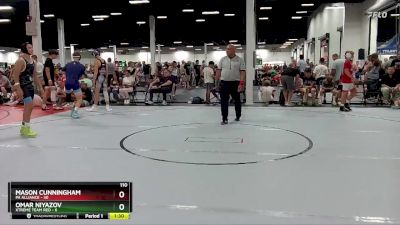 110 lbs Round 1 (6 Team) - Mason Cunningham, PA Alliance vs Omar Niyazov, Xtreme Team Red