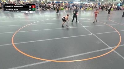 126 lbs Champ. Round 4 - Carson Blum, Unattached vs William Du Chemin, BAM TC