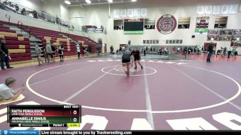 162-187 lbs Round 1 - Bailey Collingham, East Valley Middle School vs Adalyn Hill, West Middle School