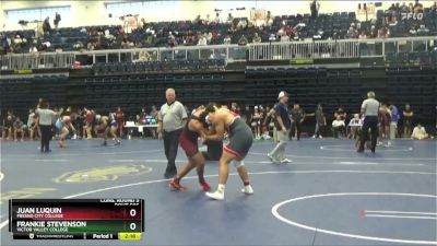 184 lbs Cons. Round 3 - Juan Luquin, Fresno City College vs Frankie Stevenson, Victor Valley College