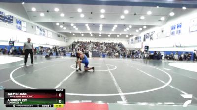 144 lbs Cons. Round 1 - Jaemin Jang, Torrey Pines High School vs Andrew Kim, Sunnyhills HS