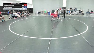 157 lbs Benjamin Nadig, South Dakota Blue vs Grant Maas, Team Nebraska