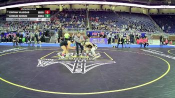 Girls-145 lbs Cons. Round 2 - Cinthia Villegas, Dowagiac Union Hs Girls vs Lorelei Shrum, North Farmington H.s. Girls