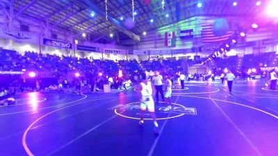 106 lbs Semifinal - Silas Bernard, Dragon Wrestling CO vs Abel Vigil, Team Nomad