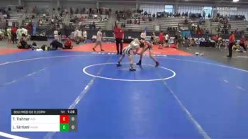 106 lbs Prelims - Tanner Tishner, Indiana Outlaws White vs Luke Sirriani, Mat Assassins