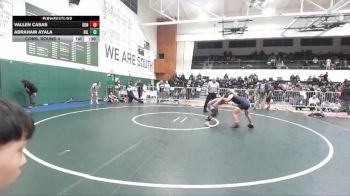 120 lbs Cons. Round 4 - Abraham Ayala, Hillcrest vs Vallen Casas, Sonora (La Habra)