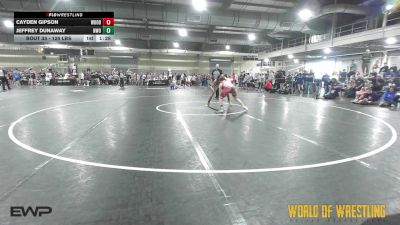 125 lbs Round Of 64 - Cayden Gipson, Woodward Youth Wrestling vs Jeffrey Dunaway, Nwo