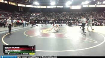 5A 98 lbs Cons. Round 2 - Greyson Peterson, Madison vs Teagan Navarro, Nampa