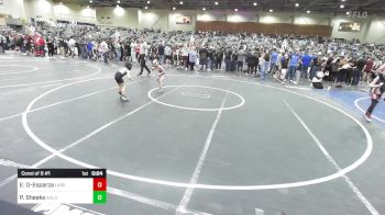 49 lbs Consi Of 8 #1 - Elijah Ortiz-Esparza, Lassen Wrestling Association vs Preston Sheeks, Gold Rush Wrestling