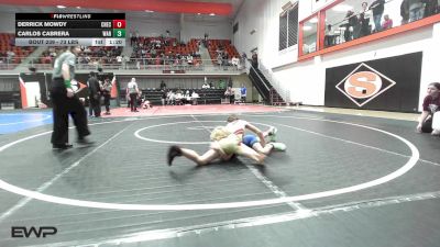 73 lbs Final - Derrick Mowdy, Checotah Matcats vs Carlos Cabrera, Warner Eagles Youth Wrestling