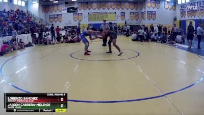 150 lbs Cons. Round 3 - Jaiison Cabrera-Melendez, White House vs Lorenzo Sanchez, Mayhem Wrestling Club