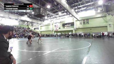 132 lbs Champ. Round 1 - Damon Fuentes, FREMONT vs Youssef Basri, CARSON