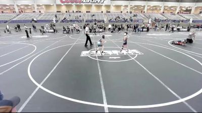 65 lbs Semifinal - Zaivian Fuentes, Wesley WC vs Gracen Miller, West Amarillo Rhinos