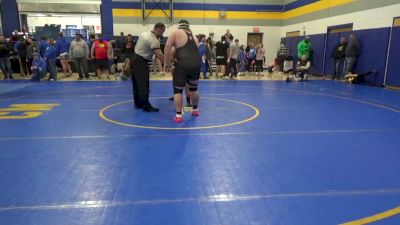 285 lbs Consy 7 - Cooper Bentz, Thomas Jefferson vs Nathaniel Clark, DuBois